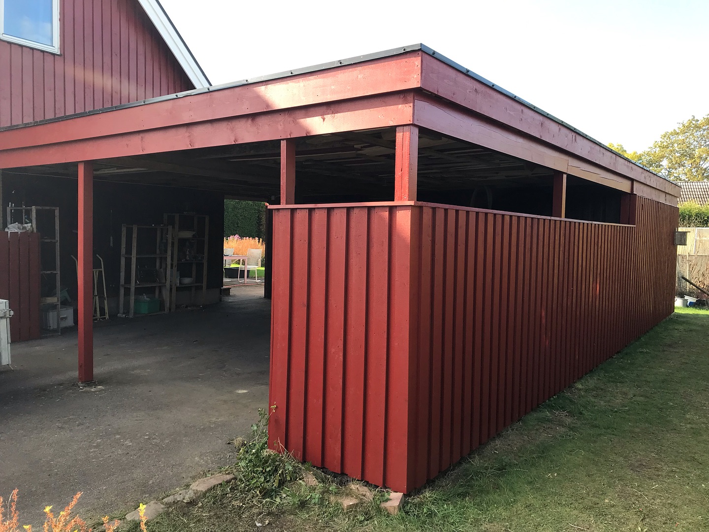 Panelmålning Garage